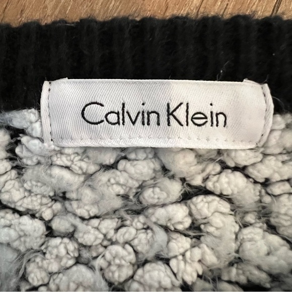 calvin KLEIN CHUNKY COZY STRIPED PULL-OVER WOMEN'S SWEATER - Picture 7 of 7